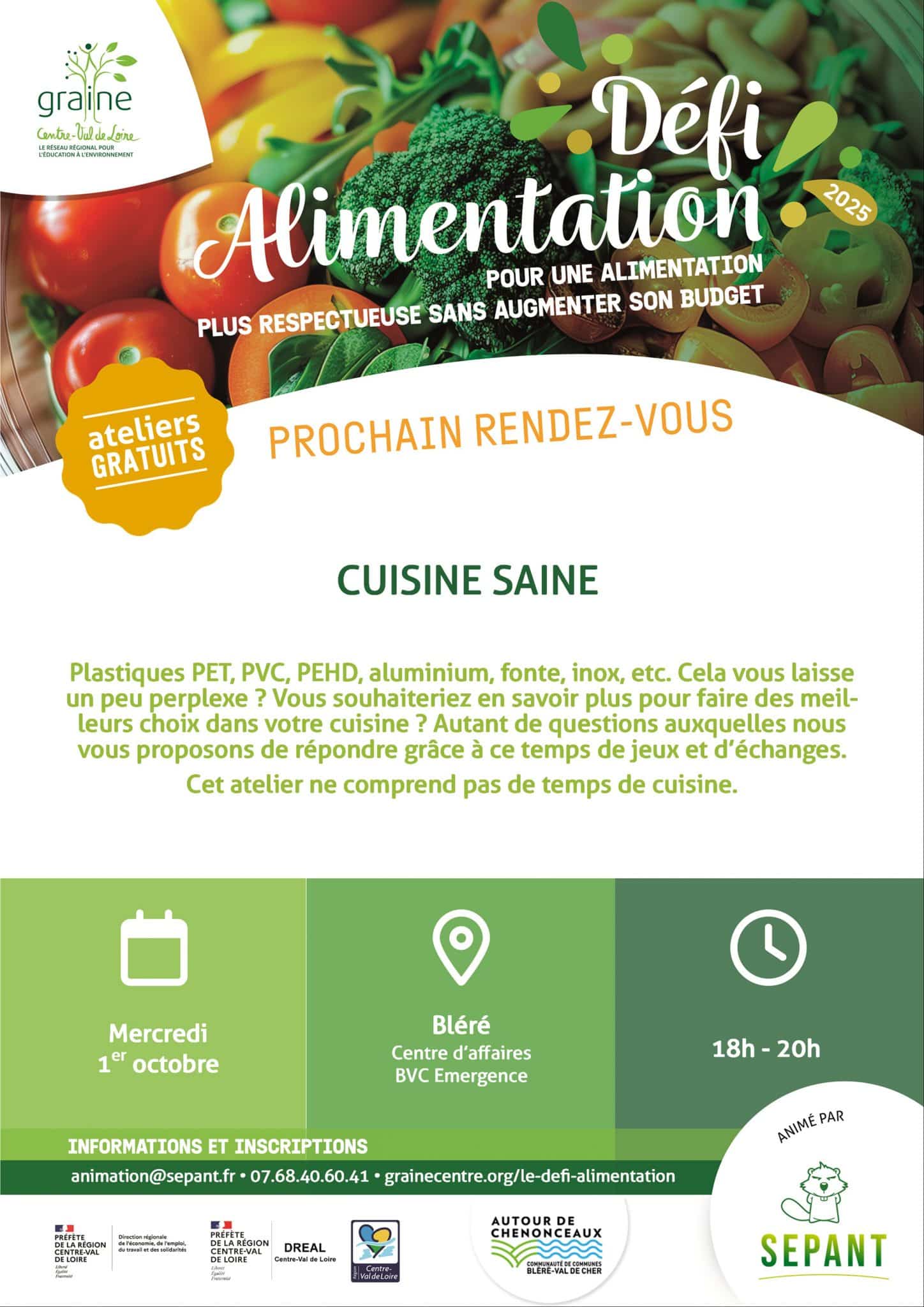 Atelier “cuisine saine”