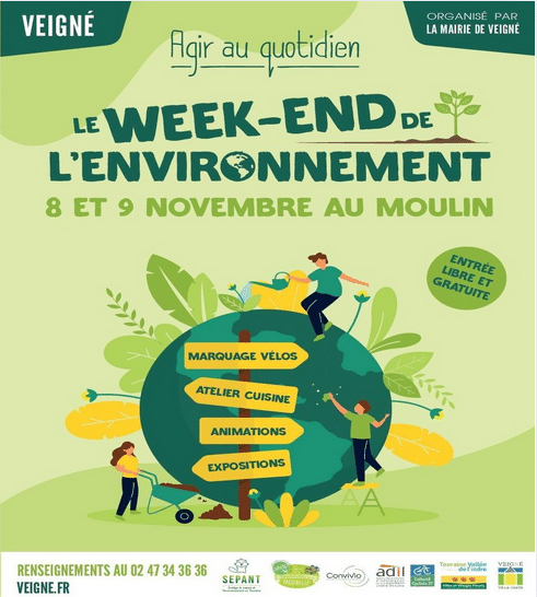 Week-end de l’environnement au Centre permanent d’initiatives pour l’environnement (EAU ET ALIMENTATION) à Veigné